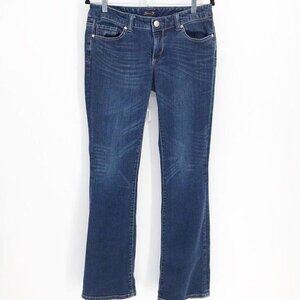 Seven 7 Bootcut Med Wash Women's Jeans Size 8 Tiny Flaw